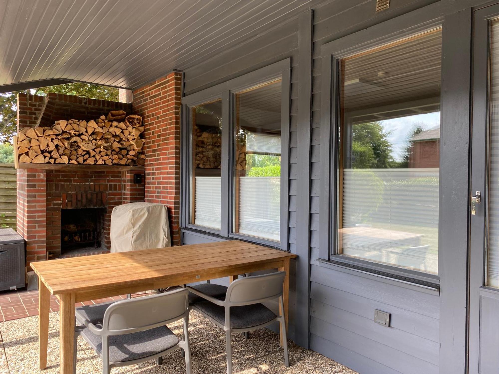 Villa Schwedenhaus Mit Holzofen & Aussenkamin Auf 1400M2 Tensbuttel-Rost Exterior foto